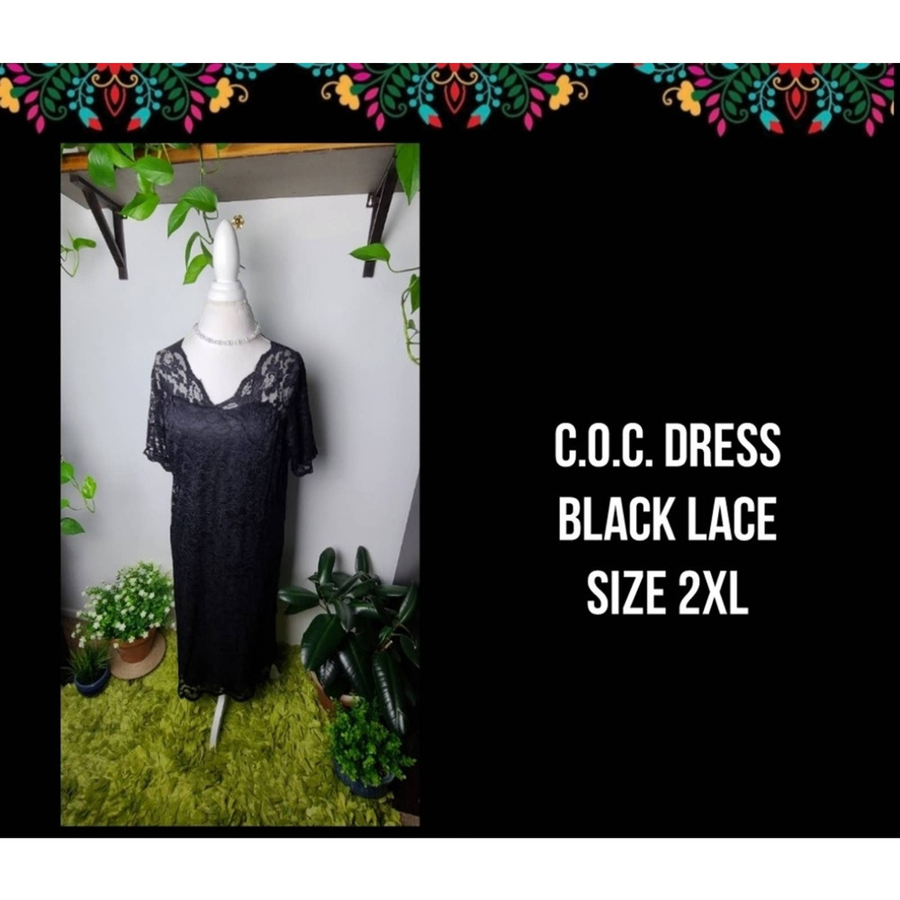 C.O.C. Black Lace Dress